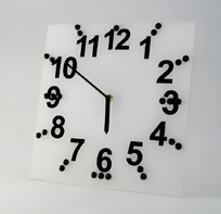 Часы тактильные настольные с крупными цифрами - fgospostavki.ru - Салехард