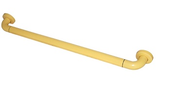 Поручень прямой с антибактериальным покрытием (желтый) - fgospostavki.ru - Салехард