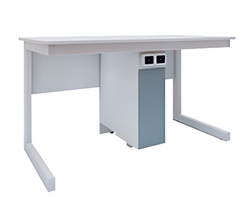 Стол ученический для кабинета физики/биологии двухместный - fgospostavki.ru - Салехард