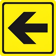 Тактильный знак (направление движения) 100х100 - fgospostavki.ru - Салехард