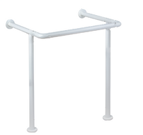 Поручень с антибактериальным покрытием (белый) - fgospostavki.ru - Салехард