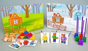 Игровой набор Фребеля "Заюшкина избушка" (серия "Сказочный мир". Выпуск 1) - fgospostavki.ru - Салехард