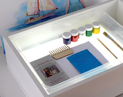 Стол-планшет "Водная фантазия"  (Формат А3) - fgospostavki.ru - Салехард