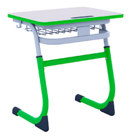 Парта SMARTY одноместная регулируемая по высоте с антивандальной кромкой - fgospostavki.ru - Салехард