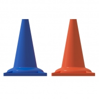 Набор конусов сигнальных 33 см (6 голубых + 6 оранжевых) - fgospostavki.ru - Салехард