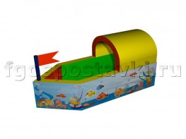 Сухой бассейн "Кораблик" с шелкографией - fgospostavki.ru - Салехард