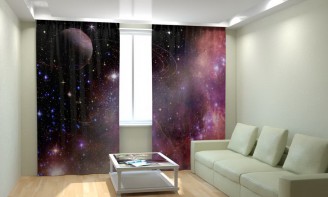 Комплект светонепроницаемых штор "Венера" - fgospostavki.ru - Салехард