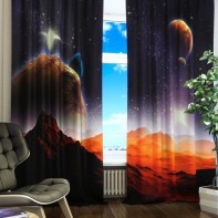 Комплект светонепроницаемых штор "Марсианская одиссея" - fgospostavki.ru - Салехард