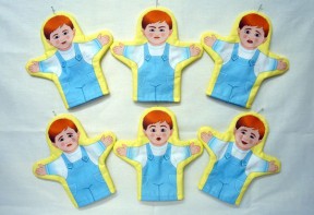 Набор рукавичек "Эмоции (мальчики)" 6 штук - fgospostavki.ru - Салехард