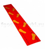 Дорожка массажная со следами (8 следов) в чехле из кожи - fgospostavki.ru - Салехард