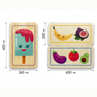 Набор стеновых панелей «Милая еда - Радуга вкуса» - fgospostavki.ru - Салехард