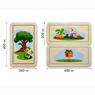 Набор стеновых панелей «Мир сказки - У Лукоморья» - fgospostavki.ru - Салехард