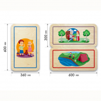 Набор стеновых панелей «Мои увлечения - Любимые занятия» - fgospostavki.ru - Салехард