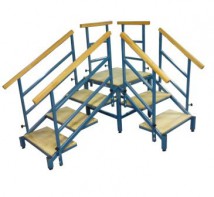 Лестница для упражнений в ходьбе (натуральный бук) - fgospostavki.ru - Салехард