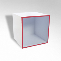 Открытая настенная полка-секция ТР1 ЛДСП  - fgospostavki.ru - Салехард