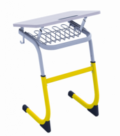 Парта одноместная регулируемая по высоте (наклонная столешница) - fgospostavki.ru - Салехард