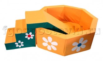 Бассейн "Ромашка" восьмигранный со ступенькой - fgospostavki.ru - Салехард