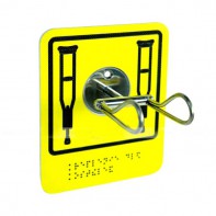 Травмобезопасный крючок-держатель для костылей и одежды - fgospostavki.ru - Салехард