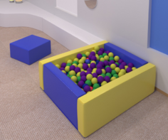 Бассейн прямоугольный сухой - fgospostavki.ru - Салехард