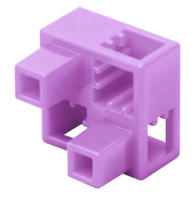 Половина куба тип В светло-фиолетовая Artec - fgospostavki.ru - Салехард