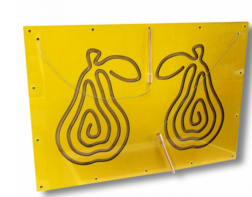 Межполушарная доска №21 желтая - fgospostavki.ru - Салехард