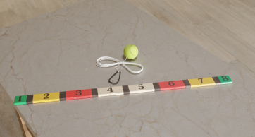 Мяч-маятник и планка для отбивания с цифрами - fgospostavki.ru - Салехард