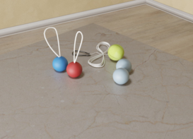 Набор мячей для занятий на доске Бильгоу - fgospostavki.ru - Салехард