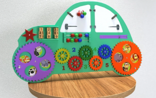 Бизипанель «Машинка» - fgospostavki.ru - Салехард