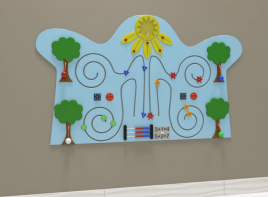 Настенная панель «Счет, фигуры, цвета» - fgospostavki.ru - Салехард