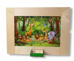 Тактильно-развивающая панель «Мир зверей» - fgospostavki.ru - Салехард