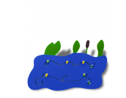 Тактильно-развивающая панель «Пруд» - fgospostavki.ru - Салехард