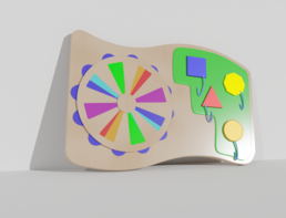 Тактильно-развивающая панель «Яркие краски» - fgospostavki.ru - Салехард