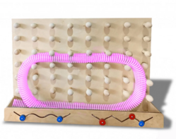 Тактильно-развивающая панель с трубой - fgospostavki.ru - Салехард
