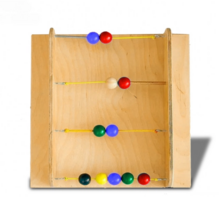 Тактильно-развивающая панель с текстурами и радужными шариками - fgospostavki.ru - Салехард