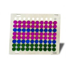 Тактильно-развивающая панель «Цветные фигурки» - fgospostavki.ru - Салехард