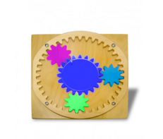 Тактильно-развивающая панель «Цветные шестеренки» - fgospostavki.ru - Салехард