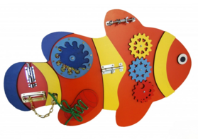 Бизиборд «Оранжевая рыбка» - fgospostavki.ru - Салехард