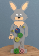 Бизиборд «Пасхальный кролик» - fgospostavki.ru - Салехард