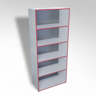 Шкаф широкий открытый ТР1 ЛДСП - fgospostavki.ru - Салехард