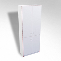 Стеллаж закрытый А-310 ТР ЛДСП  - fgospostavki.ru - Салехард