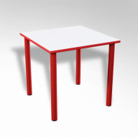 Стол квадратный ТР нерегулируемый на металлокаркасе  - fgospostavki.ru - Салехард