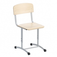 Стул ученический регулируемый на плоскоовальной трубе - fgospostavki.ru - Салехард