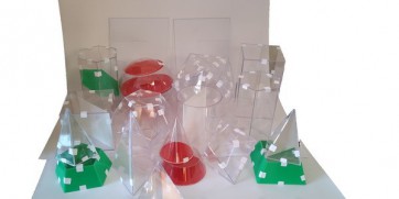 Набор прозрачных геометрических тел с сечением (разборный большой) - fgospostavki.ru - Салехард