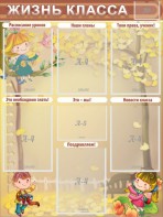 Стенд "Жизнь класса" Вариант 1 - fgospostavki.ru - Салехард