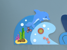 Бизиборд «Дельфин» - fgospostavki.ru - Салехард