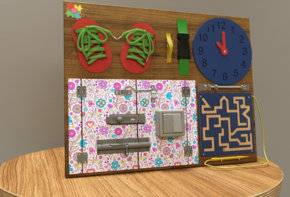 Бизиборд «Для девочек» - fgospostavki.ru - Салехард