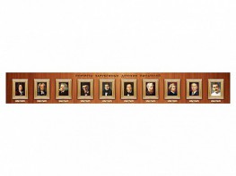 Стенд-лента "Портреты зарубежных детских писателей" - fgospostavki.ru - Салехард