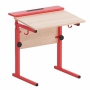 Стол ученический с наклоном столешницы (0-15°) на прямоугольной трубе - fgospostavki.ru - Салехард