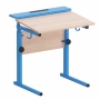 Стол ученический с наклоном столешницы (0-15°) на прямоугольной трубе - fgospostavki.ru - Салехард