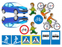 Магнитно-маркерная доска "Дорожные правила пешехода" с комплектом тематических магнитов - fgospostavki.ru - Салехард